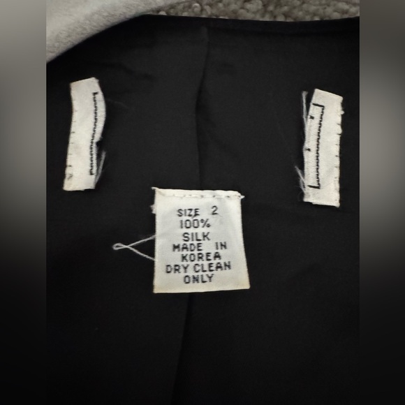 A.J. Bari Vintage Multicolor Silk Sequin Button-Up Blouse Jacket Scoop-Neck Sz 2 - Picture 6 of 7